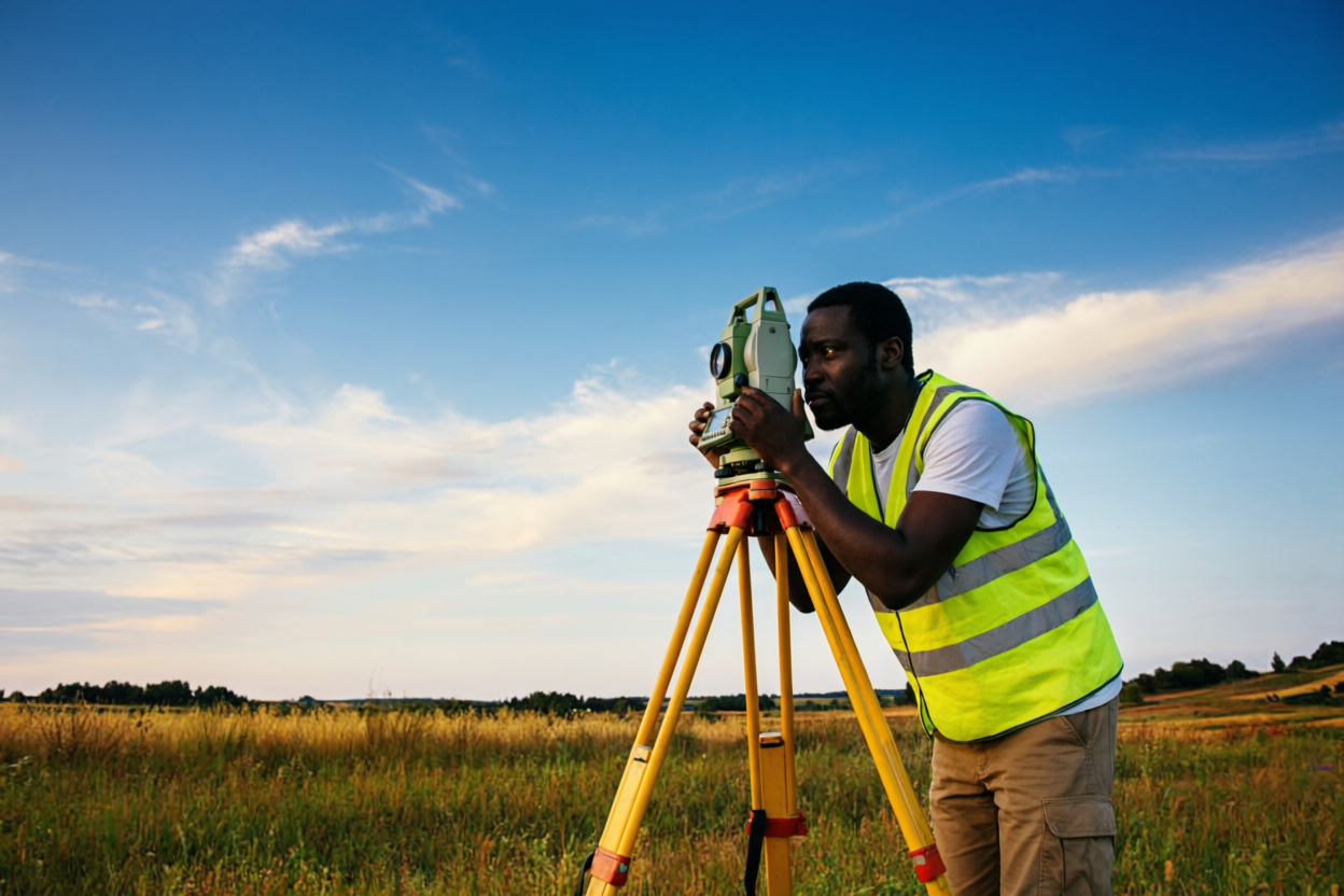 GIS mapping and land survey project site East Africa